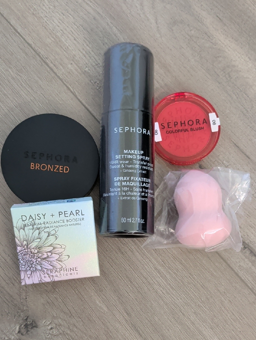 Sephora Bronzed Makeup Set with Pink Sponge